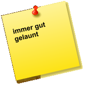 immer gut gelaunt